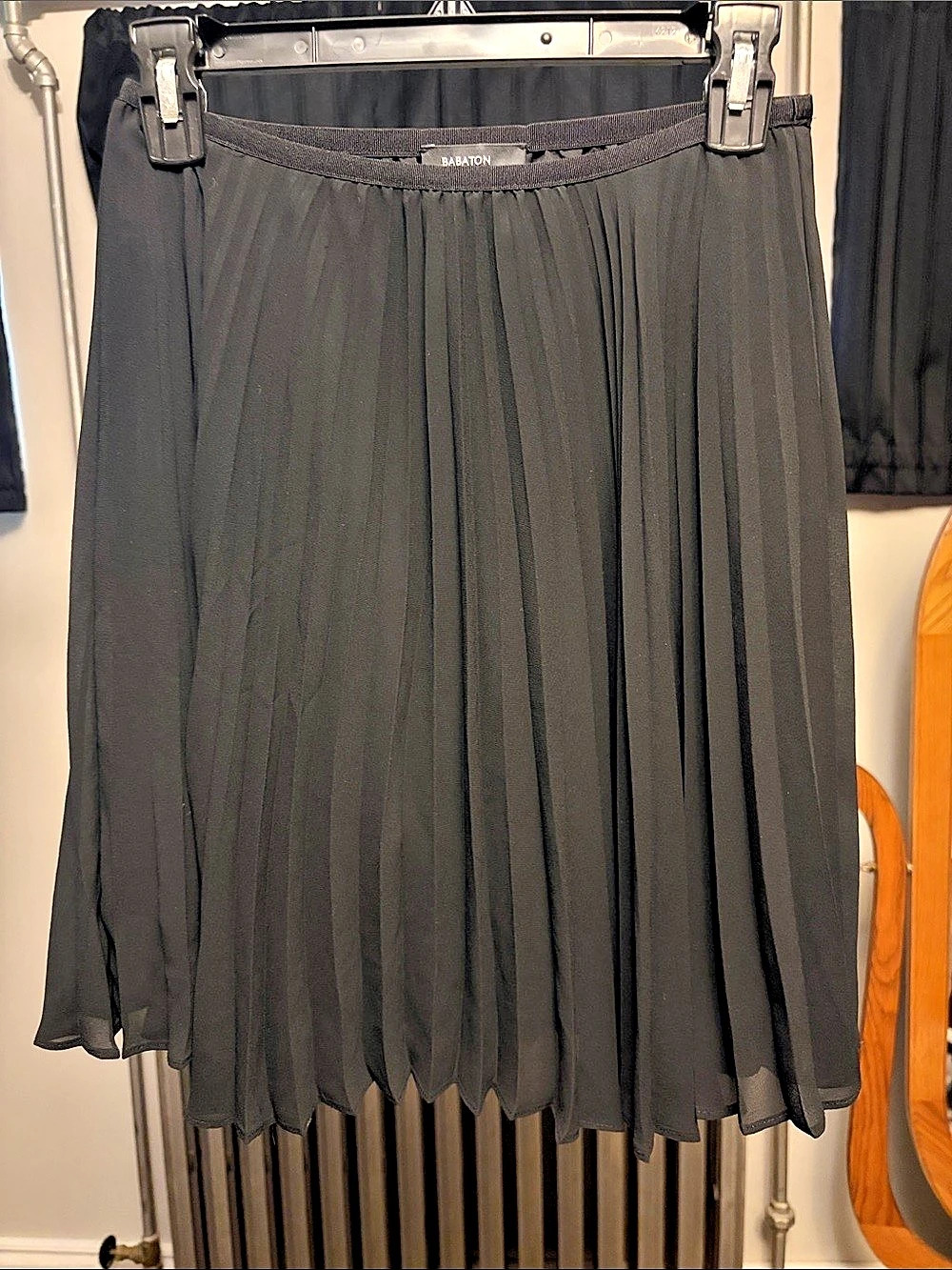 Babaton Pleated Midi Skirt